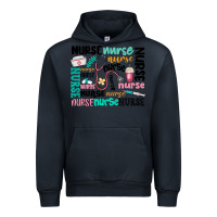 Navy nurse Urban Hoodie - MaliasSmallBusiness
