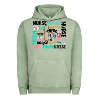 Pigment Oil Green nurse Urban Hoodie - MaliasSmallBusiness
