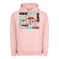 Pigment Salmon nurse Urban Hoodie - MaliasSmallBusiness