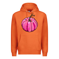 Carrot Breast Cancer Awareness Pink Pumpkin Premium Hoodie - RanaPortraitStore