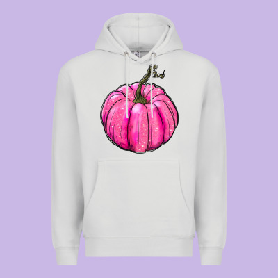 Premium Hoodie Breast Cancer Awareness Pink Pumpkin