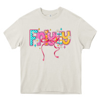 Cream friyay Heavy Core Tee - CowhideDigitalArt