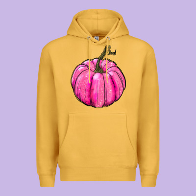 Premium Hoodie Breast Cancer Awareness Pink Pumpkin