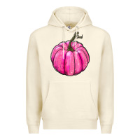 Sandshell Breast Cancer Awareness Pink Pumpkin Premium Hoodie - RanaPortraitStore