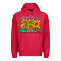 Cardinal just a girl who loves sunflower Premium Hoodie - texasbilliewilder