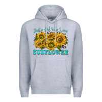 Just A Girl Who Loves Sunflower Premium Hoodie | Teevron