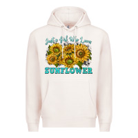 Pale Pink just a girl who loves sunflower Premium Hoodie - texasbilliewilder