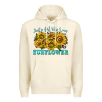 Sandshell just a girl who loves sunflower Premium Hoodie - texasbilliewilder