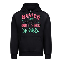 Black never let anyone dull your sparkle Urban Hoodie - MaliasSmallBusiness
