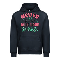 Navy never let anyone dull your sparkle Urban Hoodie - MaliasSmallBusiness