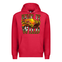 Cardinal keep it wild western Premium Hoodie - texasbilliewilder