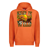Carrot keep it wild western Premium Hoodie - texasbilliewilder