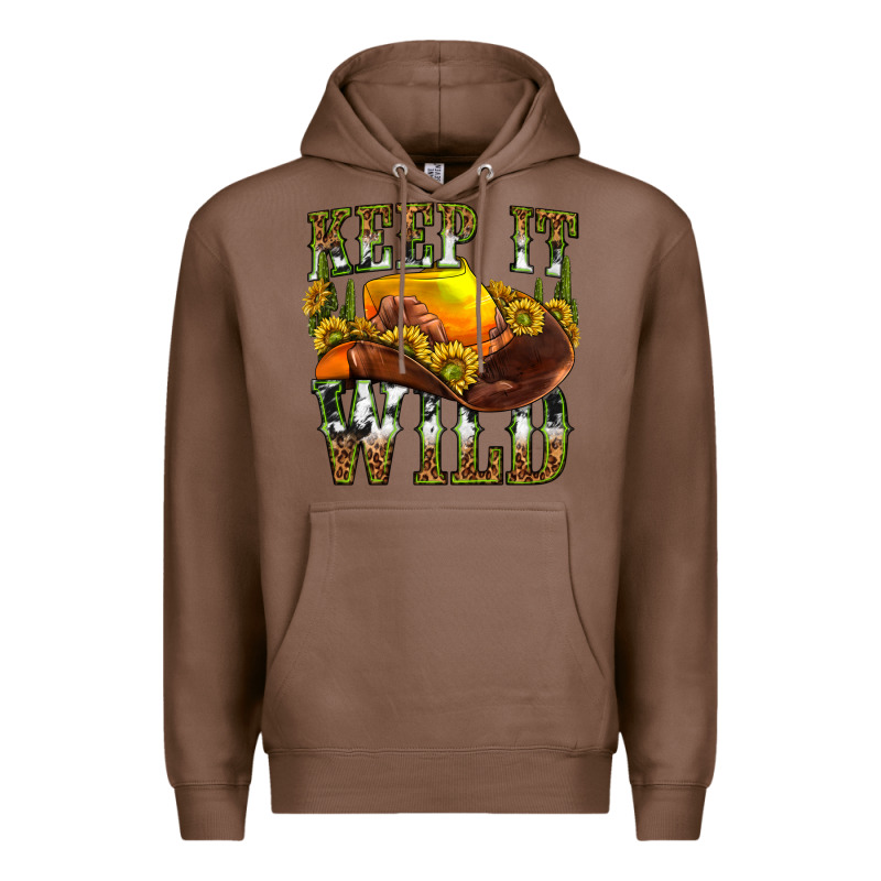 Keep It Wild Western Premium Hoodie by texasbilliewilder | Teevron