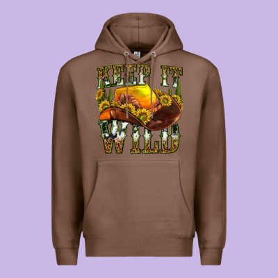 Premium Hoodie keep it wild western