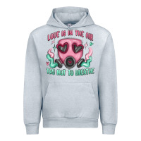 Heather Grey love is in the air Urban Hoodie - MaliasSmallBusiness