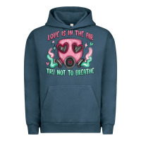 Pigment Midnight Navy love is in the air Urban Hoodie - MaliasSmallBusiness