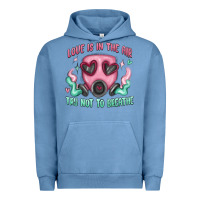Pigment Pebble Blue love is in the air Urban Hoodie - MaliasSmallBusiness