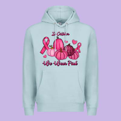 Premium Hoodie In October We Wear Pink Pumpkins