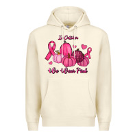 Sandshell In October We Wear Pink Pumpkins Premium Hoodie - RanaPortraitStore