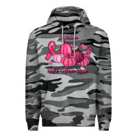 Slate Camo In October We Wear Pink Pumpkins Premium Hoodie - RanaPortraitStore