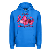 True Royal In October We Wear Pink Pumpkins Premium Hoodie - RanaPortraitStore