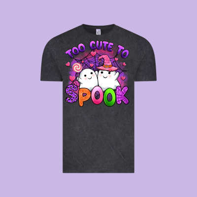 Too Cute Spook Vintage Tee Designed By Artiststas