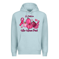 Blue Mist In October We Wear Pink Pumpkins Premium Hoodie - RanaPortraitStore