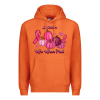 Carrot In October We Wear Pink Pumpkins Premium Hoodie - RanaPortraitStore