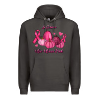 Smoke In October We Wear Pink Pumpkins Premium Hoodie - RanaPortraitStore