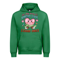 Emerald on my way to spread love Urban Hoodie - MaliasSmallBusiness