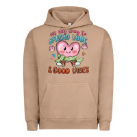 Pigment Burro on my way to spread love Urban Hoodie - MaliasSmallBusiness