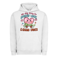 Pigment Lunar Rock on my way to spread love Urban Hoodie - MaliasSmallBusiness