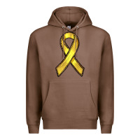Chestnut Gold Cancer ribbon Premium Hoodie - RanaPortraitStore