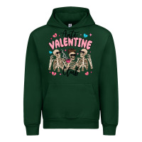 Forest Green anti valentine club Urban Hoodie - MaliasSmallBusiness