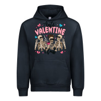 Navy anti valentine club Urban Hoodie - MaliasSmallBusiness