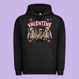 Anti Valentine Club Urban Hoodie Designed By Maliassmallbusiness