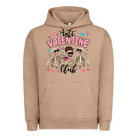 Pigment Burro anti valentine club Urban Hoodie - MaliasSmallBusiness