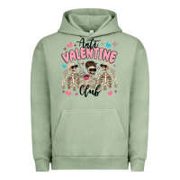 Pigment Oil Green anti valentine club Urban Hoodie - MaliasSmallBusiness