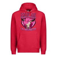 Cardinal keep on talking yourself im not pretty western Premium Hoodie - texasbilliewilder