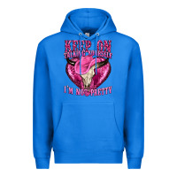 True Royal keep on talking yourself im not pretty western Premium Hoodie - texasbilliewilder