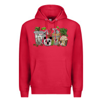 Cardinal koala coffee cups Premium Hoodie - texasbilliewilder