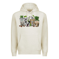 Oatmeal Heather koala coffee cups Premium Hoodie - texasbilliewilder