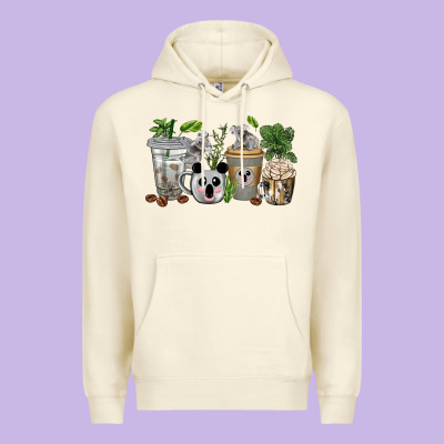 Premium Hoodie koala coffee cups