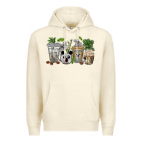 Sandshell koala coffee cups Premium Hoodie - texasbilliewilder