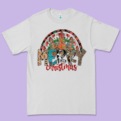 Merry Christmas Premium Tee Designed By Cowhidedigitalart