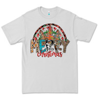 Dove Grey Merry Christmas Premium Tee - CowhideDigitalArt