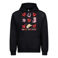 Black howdy valentine copy Urban Hoodie - MaliasSmallBusiness