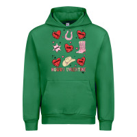 Emerald howdy valentine copy Urban Hoodie - MaliasSmallBusiness