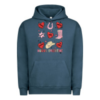Pigment Midnight Navy howdy valentine copy Urban Hoodie - MaliasSmallBusiness