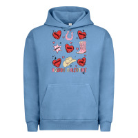 Pigment Pebble Blue howdy valentine copy Urban Hoodie - MaliasSmallBusiness